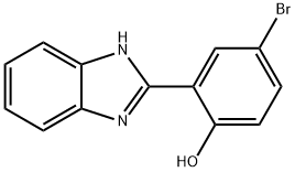 2-(1H-苯并咪唑-2-基)-4-溴苯酚, 62871-28-7, 结构式