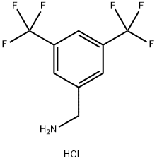 3,5-二三氟甲基苄胺, 42365-62-8, 结构式