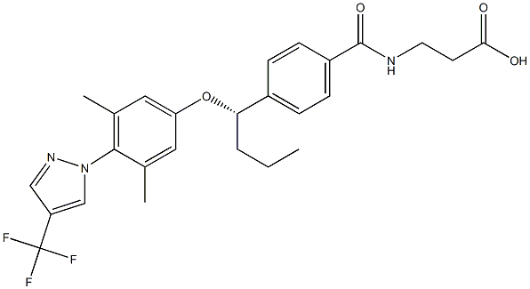 GLUCAGON RECEPTOR ANTAGONISTS-4, 1393124-08-7, 結(jié)構(gòu)式