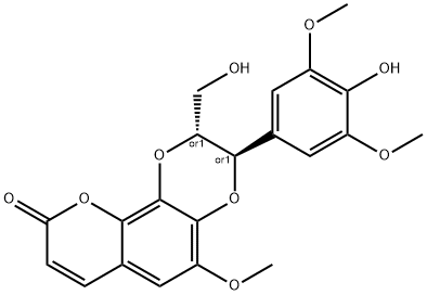 黄花菜木脂素C, 84575-10-0, 结构式