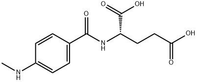 (S)-2-(4-(甲氨基)苯甲酰胺基)戊二酸, 52980-68-4, 結(jié)構(gòu)式