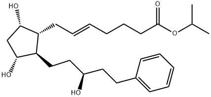 15S-5,6-反式-拉坦前列素, 1235141-39-5, 结构式