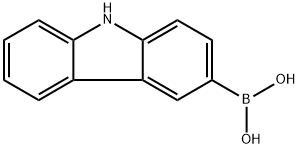 9H-咔唑-3-基硼酸, 851524-97-5, 结构式