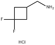 (3,3-二氟环丁基)甲胺盐酸盐, 1159813-93-0, 结构式