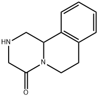 1,2,3,6,7,11B-六氢-4H-吡嗪并[2,1-Α]异喹啉-4-酮, 61196-37-0, 结构式