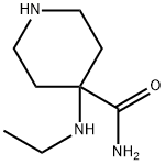 4-(乙氨基)-4-哌啶甲酰胺, 84100-54-9, 结构式