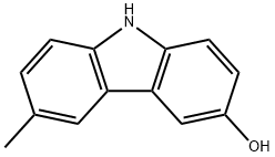 3-甲基-6-羟基咔唑, 5257-08-9, 结构式