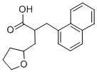 3-萘基-2-((四氢呋喃基-2)-甲基)丙酸, 25379-26-4, 结构式