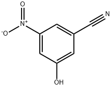 3-羟基-5-硝基苯腈, 929000-02-2, 结构式