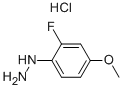 2-氟-4-甲氧基苯肼鹽酸鹽, 940298-93-1, 結(jié)構(gòu)式