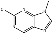 2-氯-9-甲基-9H-嘌呤, 2346-73-8, 结构式