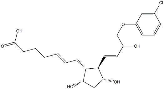 5,6-反式-氯前列醇, 57968-81-7, 结构式