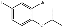 2-溴-4-氟-1-异丙氧基苯, 202865-79-0, 结构式