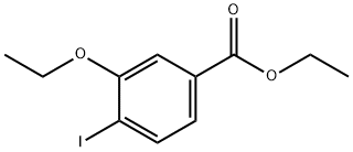 3-乙氧基-4-碘苯甲酸乙酯, 741699-04-7, 结构式