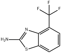 2-氨基-4-(三氟甲基)-1,3-苯并噻唑, 60388-36-5, 结构式
