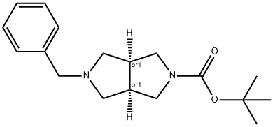 CIS-5-苄基-2-BOC-六氢吡咯并3,4-C吡咯, 370879-56-4, 结构式