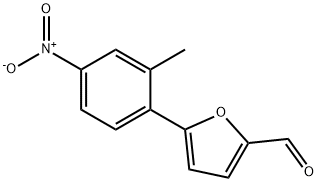 5-(2-甲基-4-硝基-苯基)-呋喃-2-甲醛, 329222-70-0, 结构式