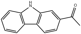 2-乙酰基咔唑, 23592-74-7, 结构式