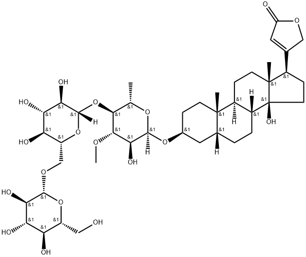 THEVETIN B, 27127-79-3, 结构式