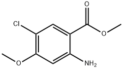 Methyl 2-amino-5-chloro-4-methoxybenzoate, 79025-26-6, 结构式