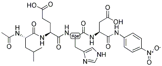 AC-LEU-GLU-HIS-ASP-PNA, 921771-40-6, 结构式