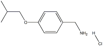 4-(异丁氧基)苯甲胺盐酸盐, 37806-44-3, 结构式