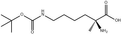 H-Α-甲基-L-赖氨酸(BOC), 1202003-44-8, 结构式