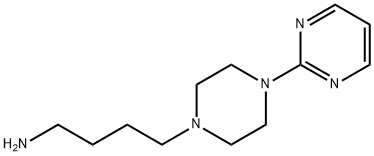 4-氨基丁基-1-(2-嘧啶基)-哌嗪盐酸盐, 33386-20-8, 结构式