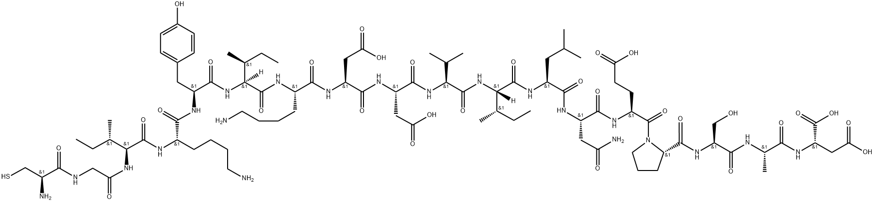 Amyloid Bri Protein Precursor277 (89-106), 1802078-21-2, 结构式