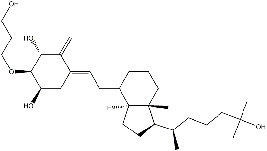 2β-trans-eldecalcitol, 861996-34-1, 结构式