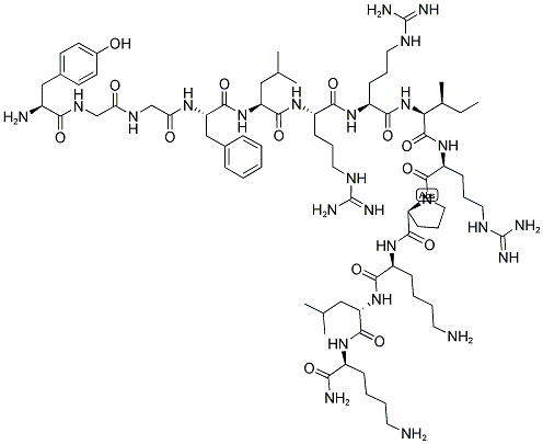 TYR-GLY-GLY-PHE-LEU-ARG-ARG-ILE-ARG-PRO-LYS-LEU-LYS-NH2, 79515-34-7, 结构式