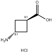 反式-3-氨基环丁烷羧酸盐酸盐, 84182-60-5, 结构式