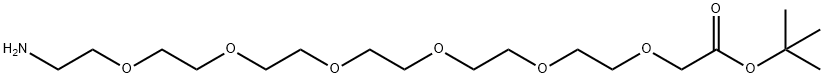 H2N-PEG6-CH2COOtBu, 297162-50-6, 结构式