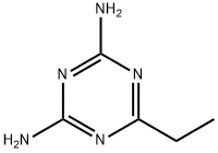 6-乙基-1,3,5-三嗪-2,4-二胺, 934-75-8, 结构式