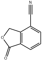 1-氧代-1,3-二氢异苯并呋喃-4-甲腈, 90483-95-7, 结构式