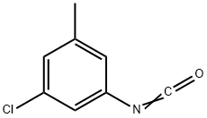 3-氯-5-甲基苯基异氰酸酯, 91456-35-8, 结构式