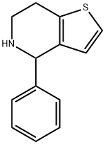 4-苯基-4,5,6,7-四氢噻吩并[3,2-C]吡啶, 91477-84-8, 结构式