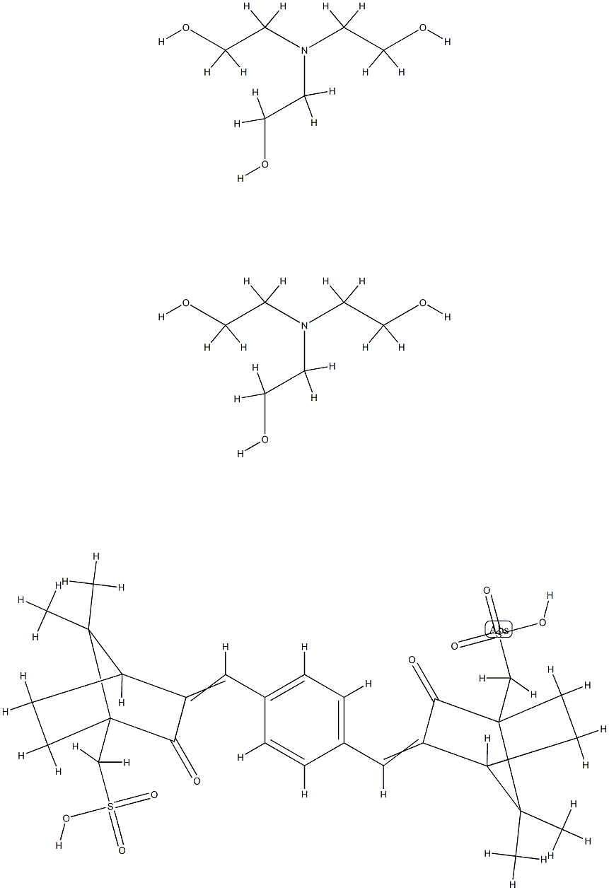 依莰舒三乙醇胺, 92841-53-7, 结构式