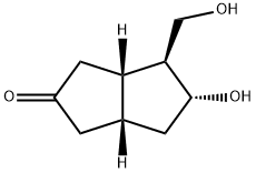 (3AS,4S,5R,6AR)-六氢-5-羟基-4-(羟甲基)-2(1H)-戊酮, 94595-91-2, 结构式