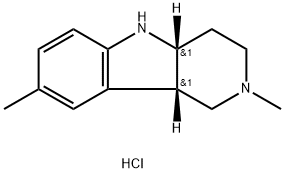 CIS-(-)-2,3,4,4A,5,9B-六氢-2,8-二甲基-1H-吡啶并[4,3-B]吲哚二盐酸盐, 95751-51-2, 结构式