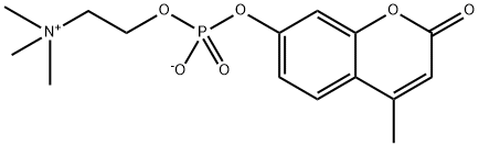 4-甲基香豆素三甲基氨基乙基磷酸酯, 97055-84-0, 结构式