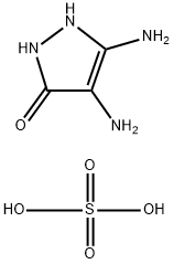 4,5-二氨基-1,2-二氢-3-氧代吡唑硫酸盐, 97358-51-5, 结构式