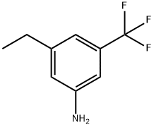 3-乙基-5-(三氟甲基)苯胺, 97399-50-3, 结构式