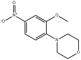 4-(2-甲氧基-4-硝基-苯基)吗啉, 97459-72-8, 结构式