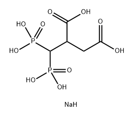 2-[双[羟基(氧化)磷酰基]甲基]丁二酸四钠盐, 97772-98-0, 结构式