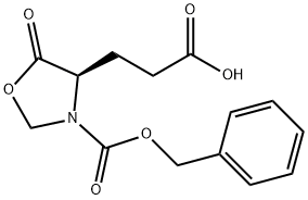 (R)-3-(3-(benzyloxycarbonyl)-5-oxooxazolidin-4-yl)propanoic acid, 97975-57-0, 结构式