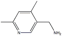 (4,6-二甲基吡啶-3-基)甲胺, 98489-36-2, 结构式