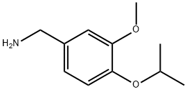 (4-异丙氧基-3-甲氧基苄基)胺, 98799-37-2, 结构式