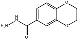 2,3-二氢-1,4-苯并二噁英-6-碳酰肼, 98953-13-0, 结构式