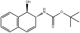 (1R,2R)-反式-2-(BOC-氨基)-1,2-二氢-1-萘酚, 904316-32-1, 结构式